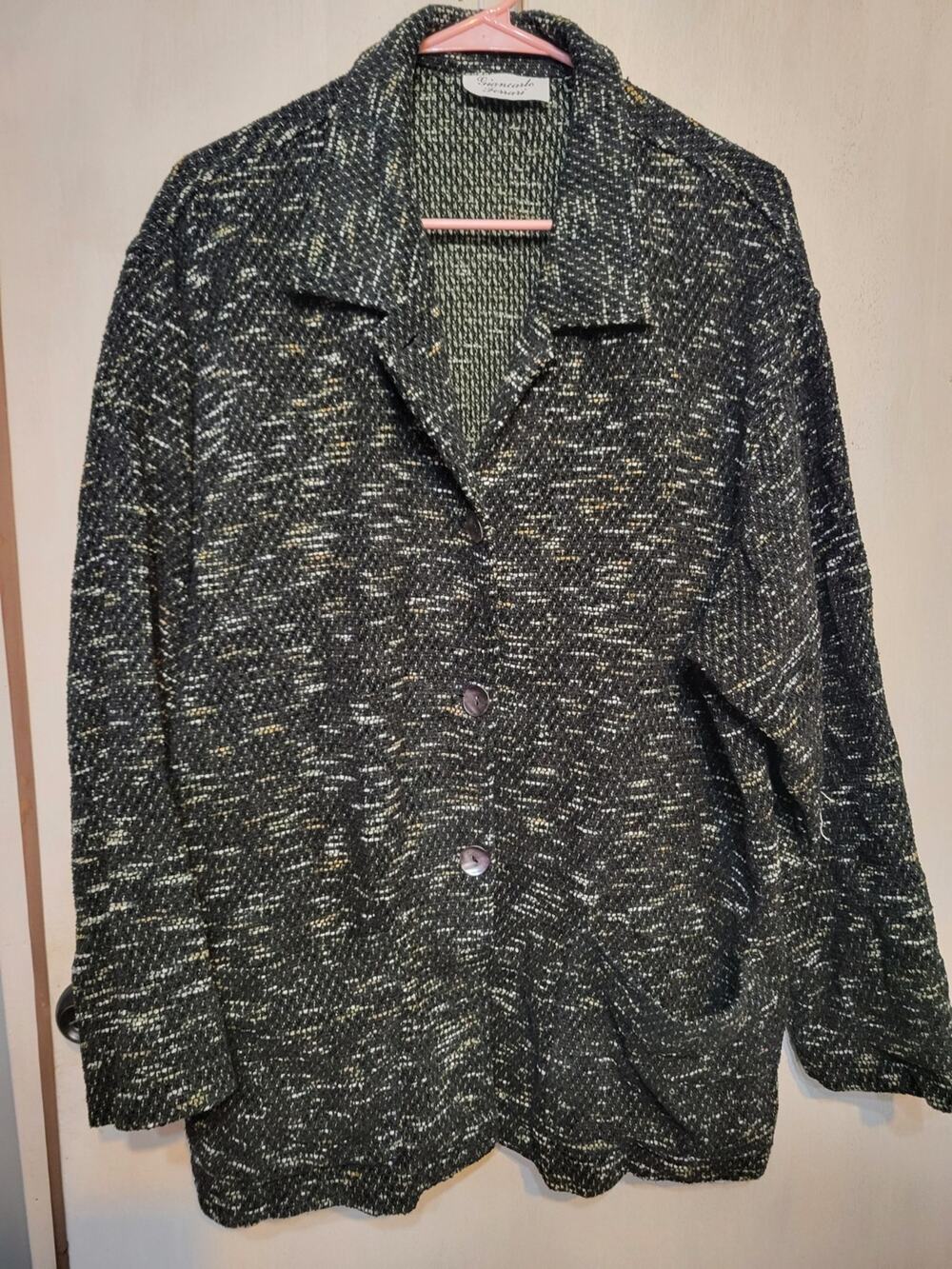Giancarlo Ferrari Size XL dress Cost Jacket Blazer Vintage Retro